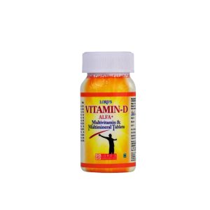 Vitamin-D Alfa+ Multivitamin and Multimineral Tablets by Lords