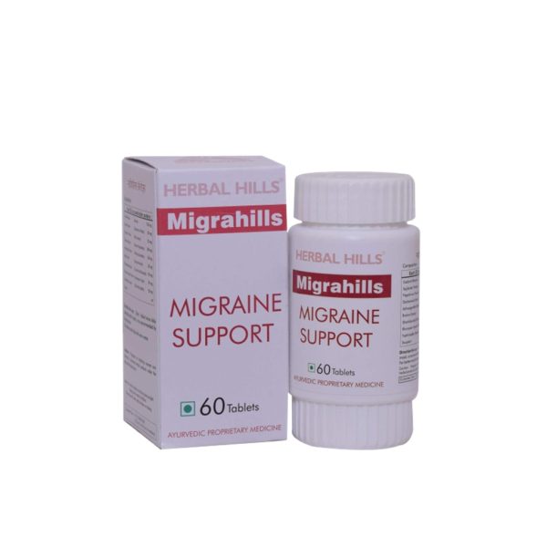Migrahills Migraine Support Tablets by Herbal Hills