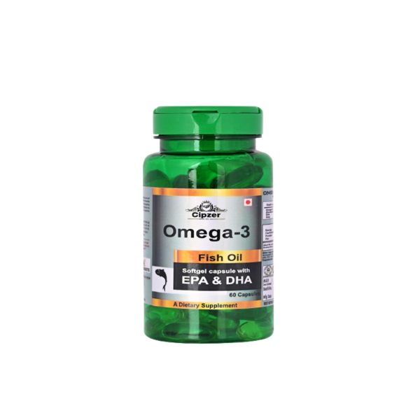 Omega 3 Fish Oil Softgel Capsules by Cipzer