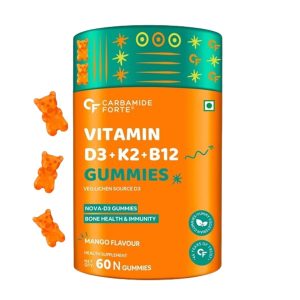 Vitamin D3+K2+B12 Gummies by Carbamide Forte