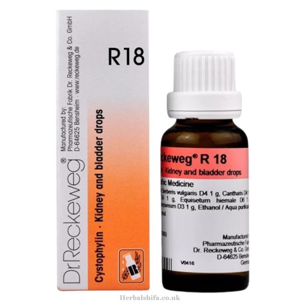 R18 Kidney and Bladder Drops by Dr Reckeweg